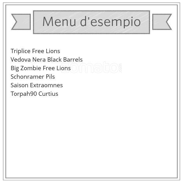 Menu di Malto Misto - Craft Beer Bar 