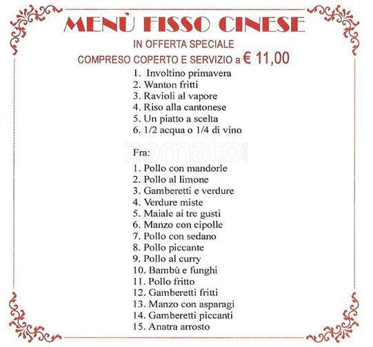 Menu di Buongusto 