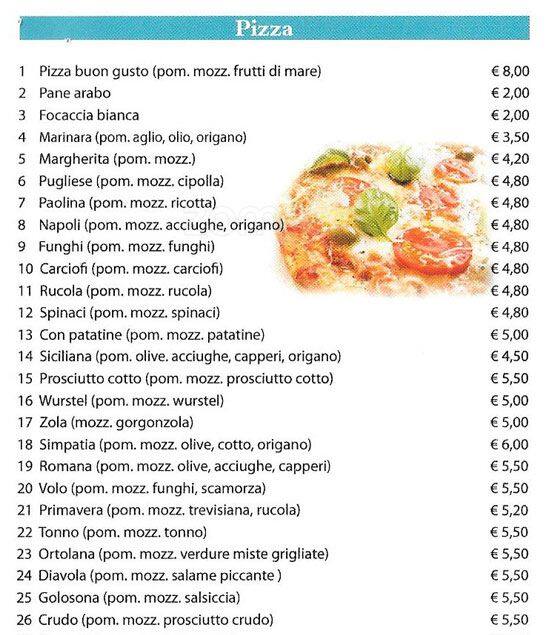 Menu di Buongusto 