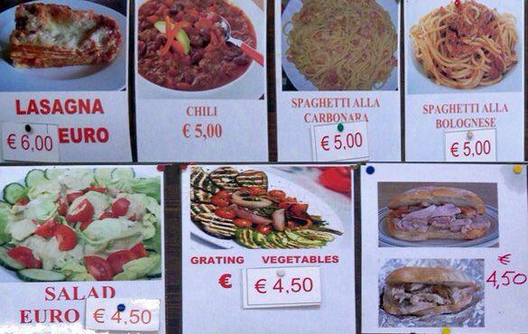 Menu di Pizzeria Vulcano 