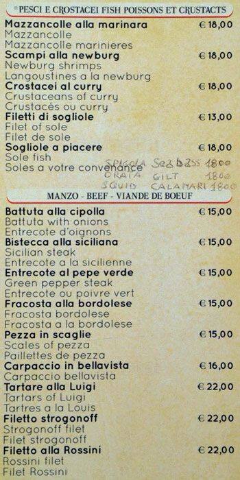 Menu di Re degli Amici 2 