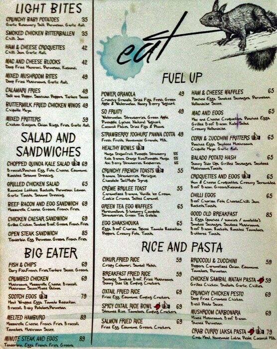 The Larder at 55 Menu, Menu for The Larder at 55, Sumurbandung, Bandung