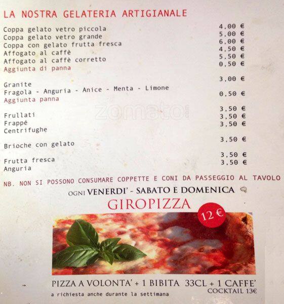 Menu di Good Morning Caffè 