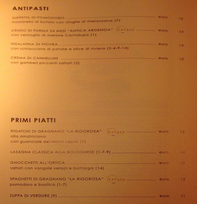 Menu di Bruschetteria Grill & BBQ 