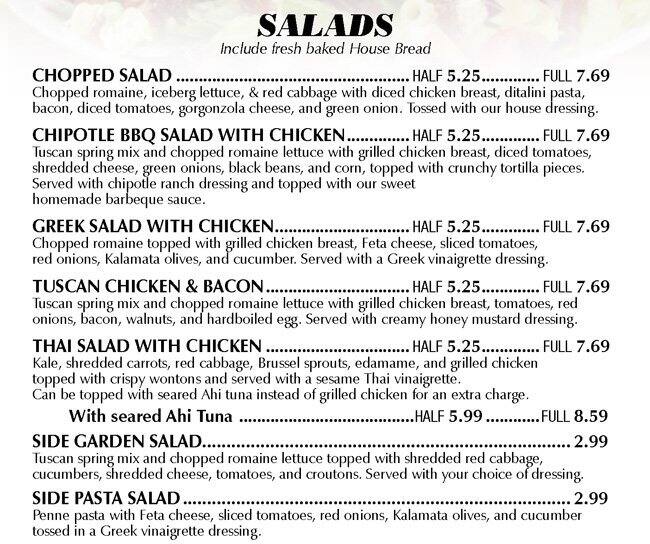 Menu at Portillo's Hot Dogs restaurant, Brookfield, W Bluemound Rd