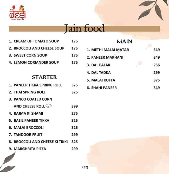 NUCLER - Ex Desi Cafe menu