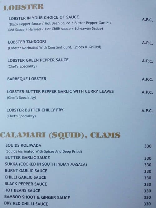 Menu at Mahesh Lunch Home Thane, Thane, Shop No 45
