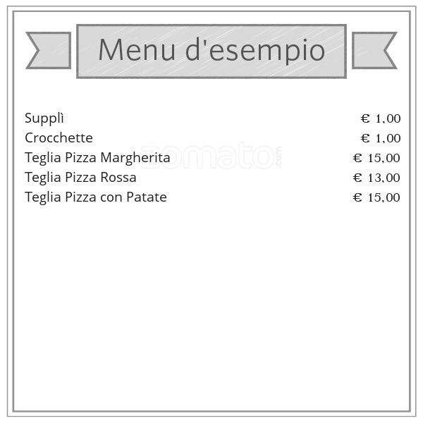 Menu di Pane al Pane 