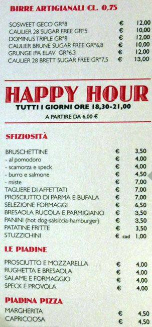 Menu di Gente di San Lorenzo 
