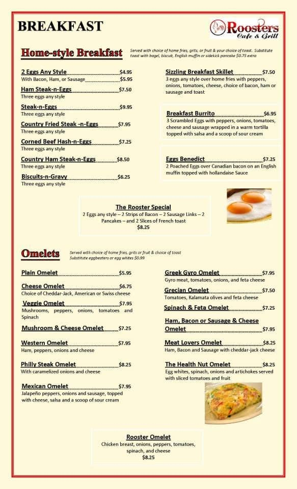 connector cafe and grill menu