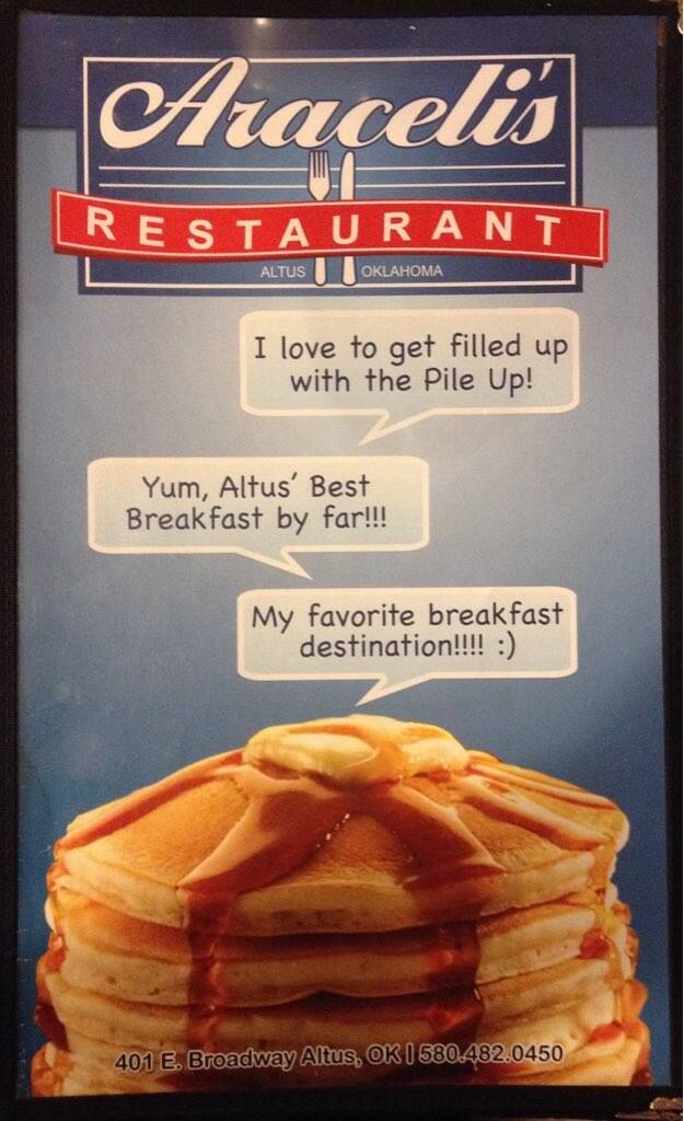 Araceli's Menu, Menu for Araceli's, Altus, Altus Urbanspoon/Zomato