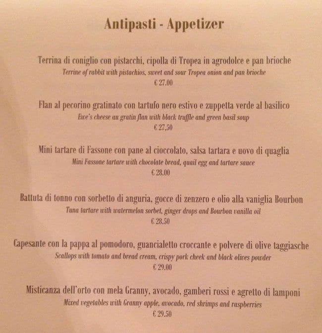 Menu di Gerry's Bar 