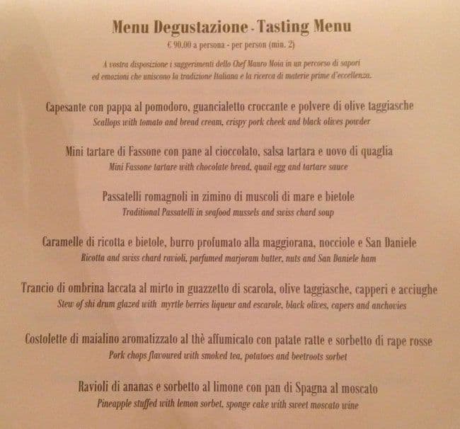 Menu di Gerry's Bar 