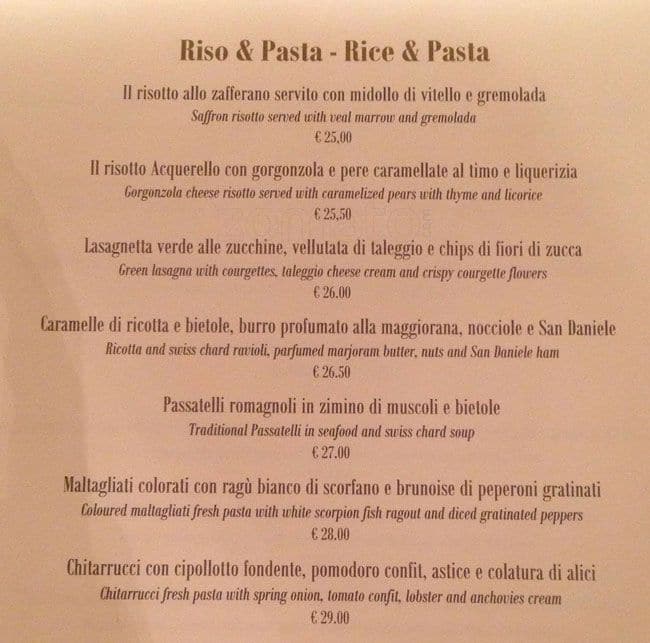 Menu di Gerry's Bar 