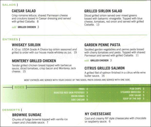 Red Pepper Bar & Grill menu