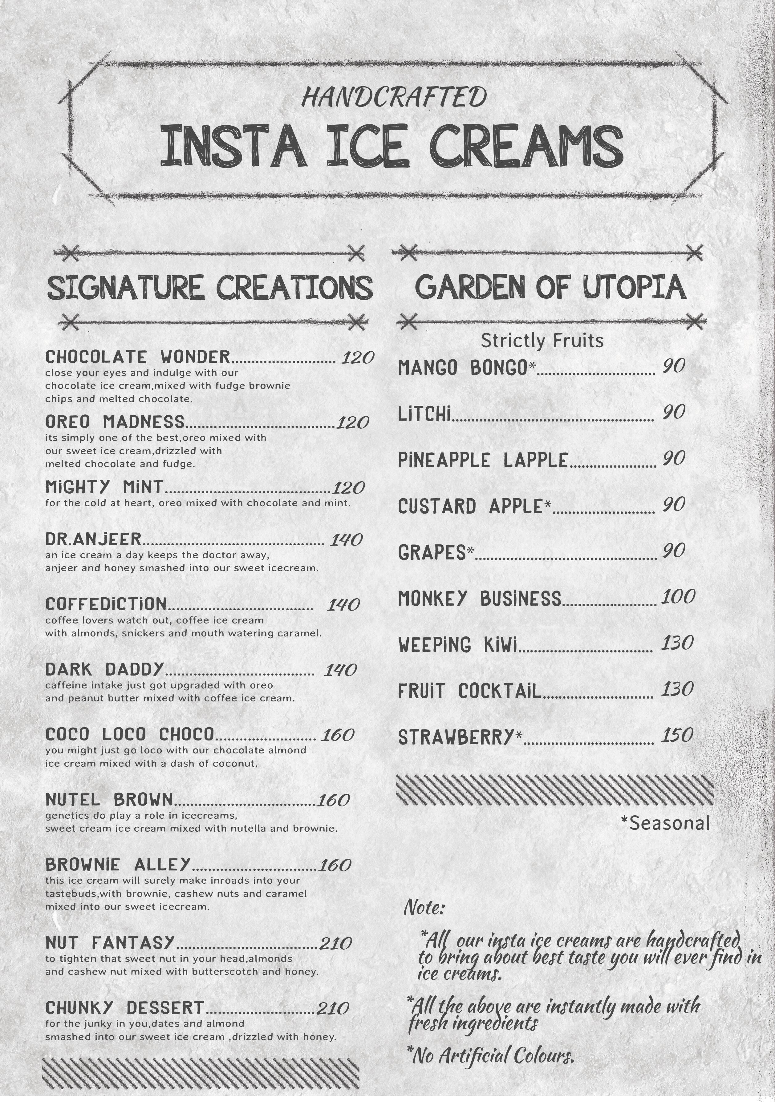 Utopia Bistro Menu, Menu for Utopia Bistro, Electronic City, Bangalore