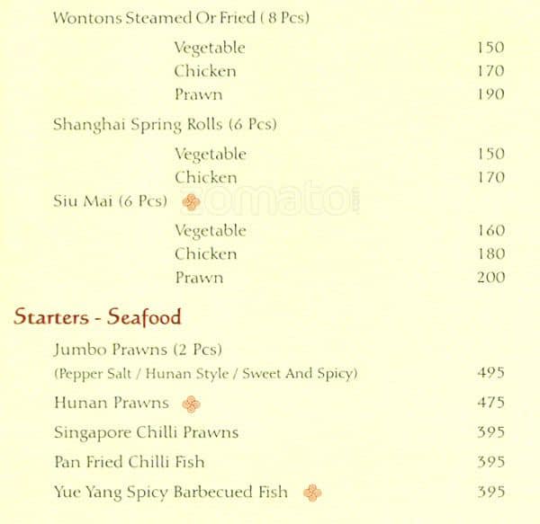 Jumbo China Buffet Menu - Latest Buffet Ideas