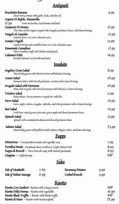Angelino’S Pizza Los Angeles Menu – DBKU