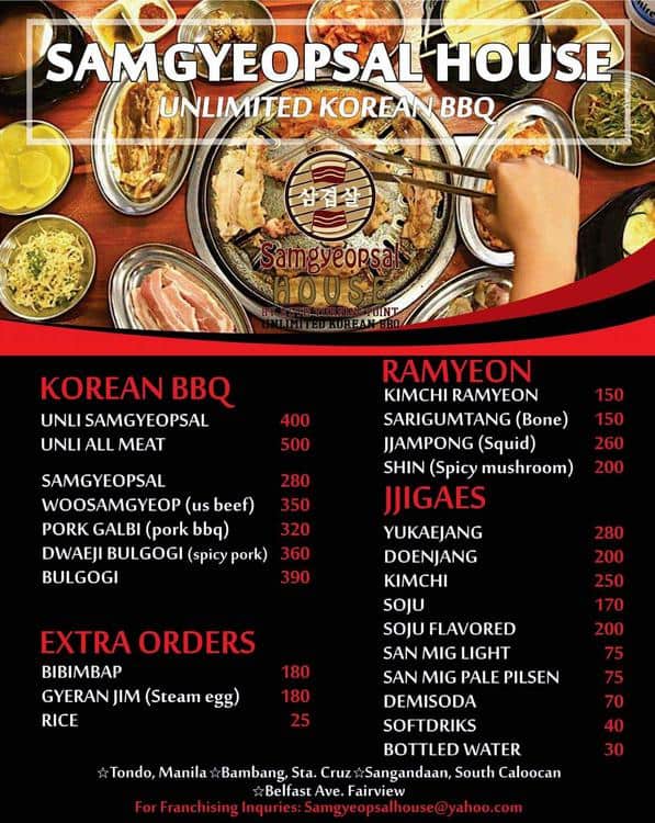 Restaurant Samgyeopsal Price In Korea Unlimited Korean Bbq Near Me Top