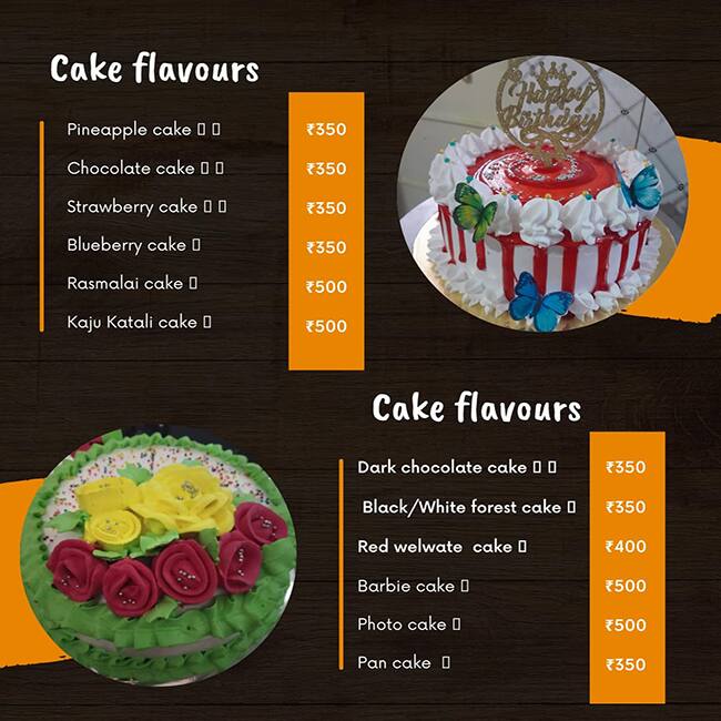 The Cake World, Chennai (Madras) - Restaurant Menu, Reviews and Prices