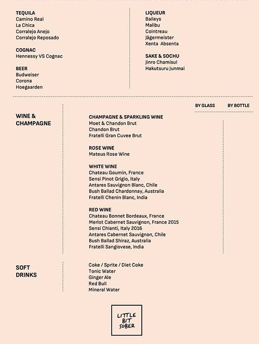 Menu Of Little Bit Sober Elgin Kolkata