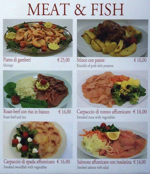 Menu di Cafè de Ville 