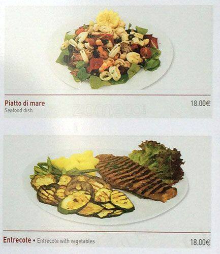 Menu di Cafè de Ville 