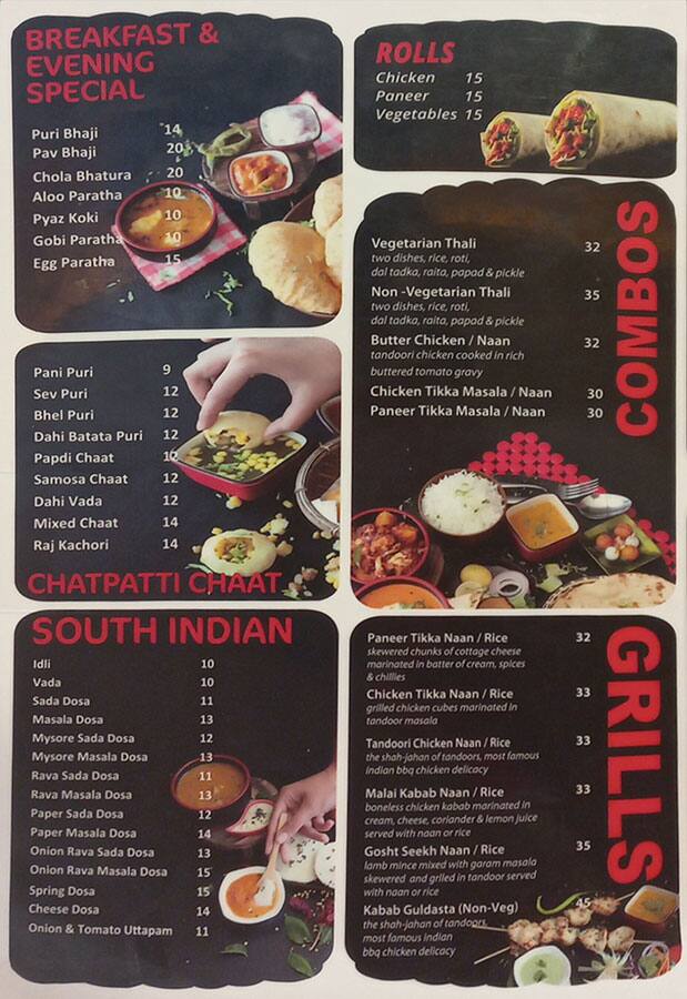 Menu of Tawa and Grill, Qusais, Dubai