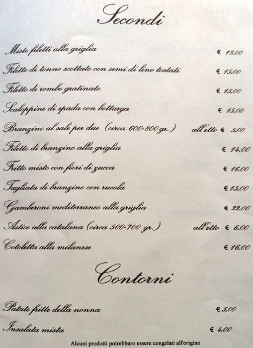 Menu di Ampere 57 