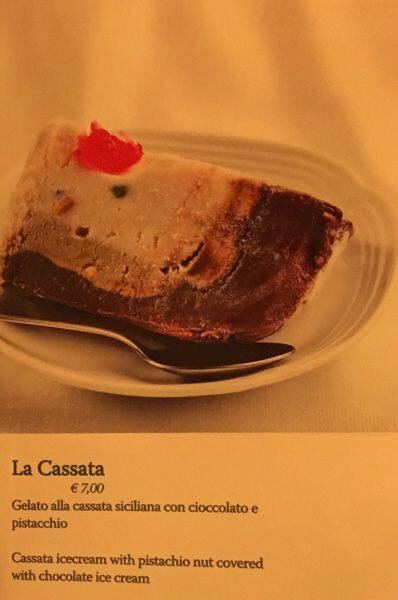 Menu di Bar Casina tre laghi 