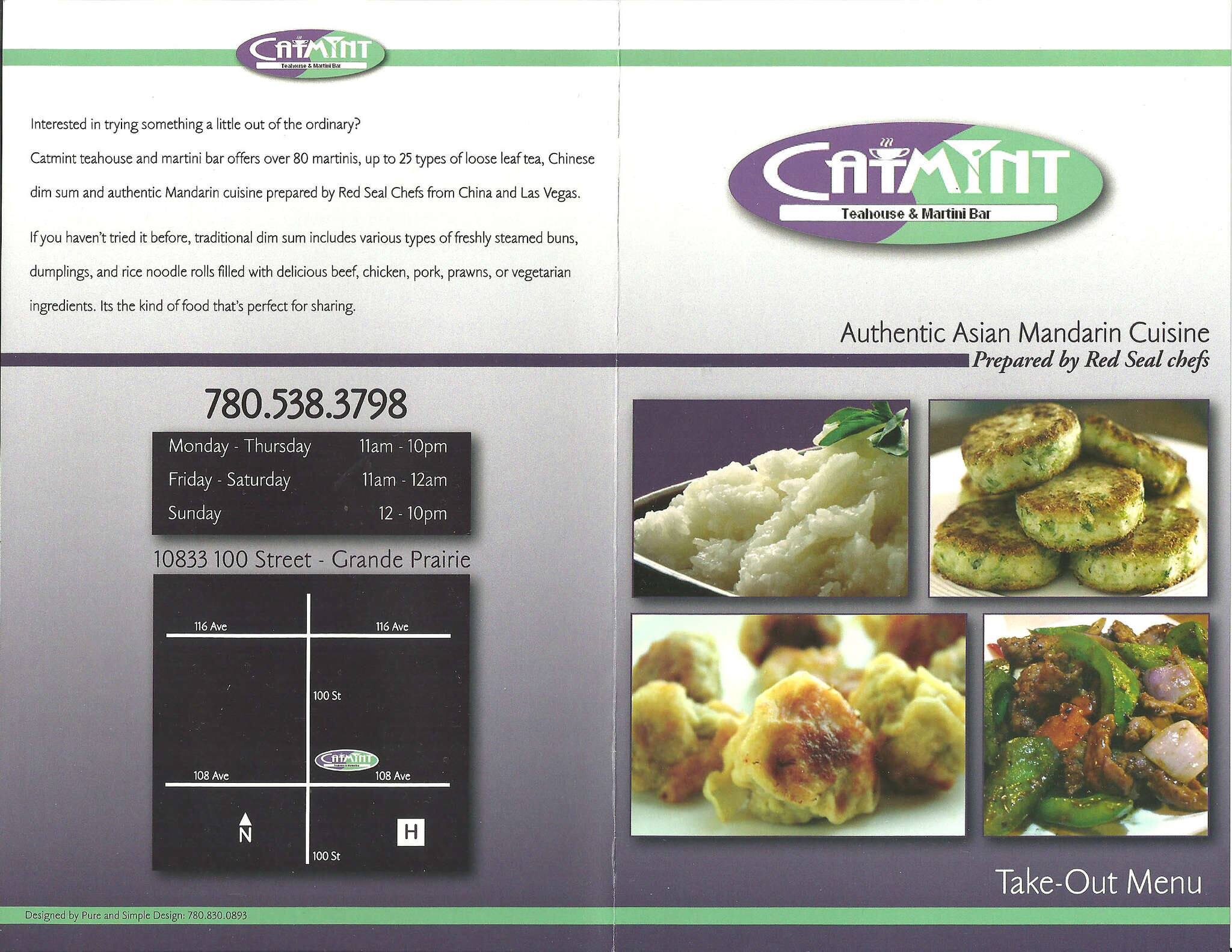 Catmint menu