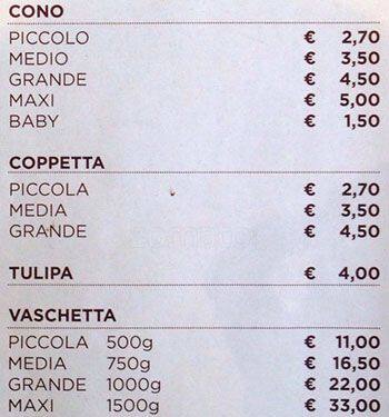 Menu di Caldozero 