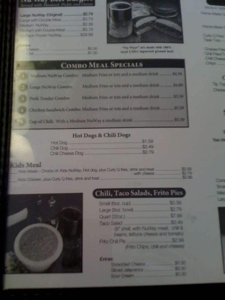 NuWay Cafe Menu, Menu for NuWay Cafe, Wichita, Wichita Urbanspoon/Zomato