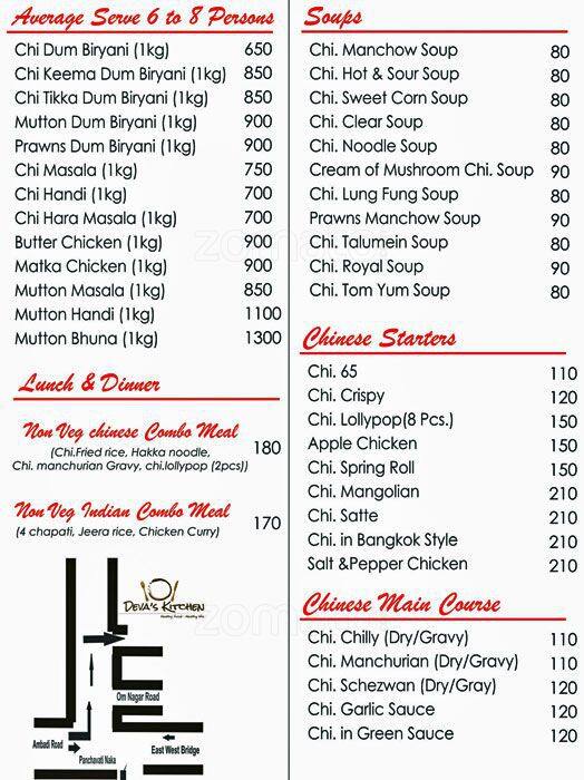 Devas Kitchen Menu, Menu for Devas Kitchen, Vasai, Mumbai Zomato