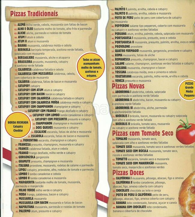 Pizzaria Nonna D'amore Ltda ME cardápio