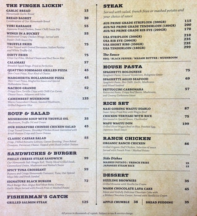 Wine & Meat Co. Menu, Menu for Wine & Meat Co., SCBD, Jakarta - Zomato ...