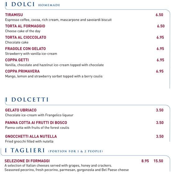 Getti menu
