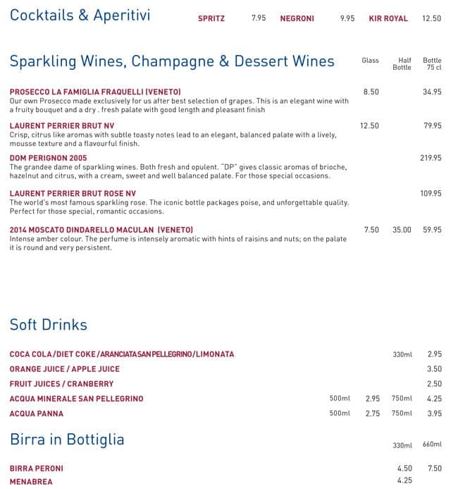 Getti menu
