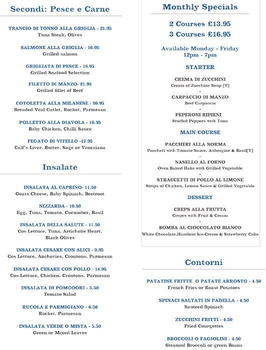 Getti menu