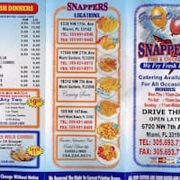 Snappers Fish Chicken Menu Menu For Snappers Fish Chicken Miami Gardens Miami Snappers Fish Chicken Menu Menu For Snappers Fish Chicken Miami Gardens Miami