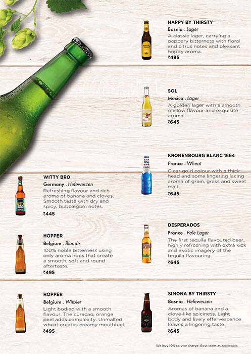 The Beer Cafe Menu Menu Untuk The Beer Cafe Powai Mumbai The Beer Cafe Menu Menu Untuk The Beer Cafe Powai Mumbai