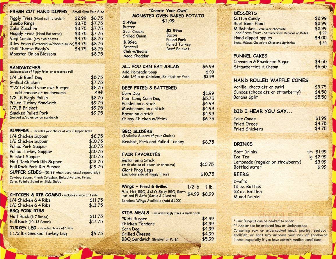 Piggly Wiggly Deli Menu Techsbasta