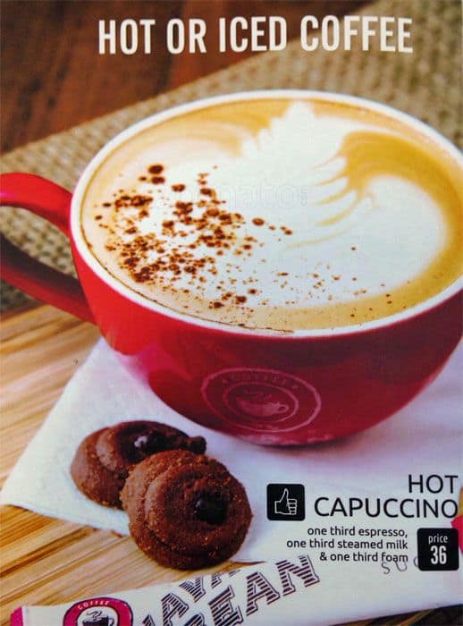 Menu at Java Bean Coffee & Resto cafe, Jakarta, Jl. Jend. Sudirman No.50