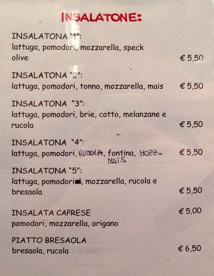 Cafe Stay menu