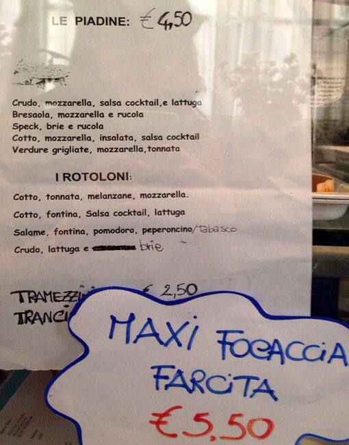 Cafe Stay menu