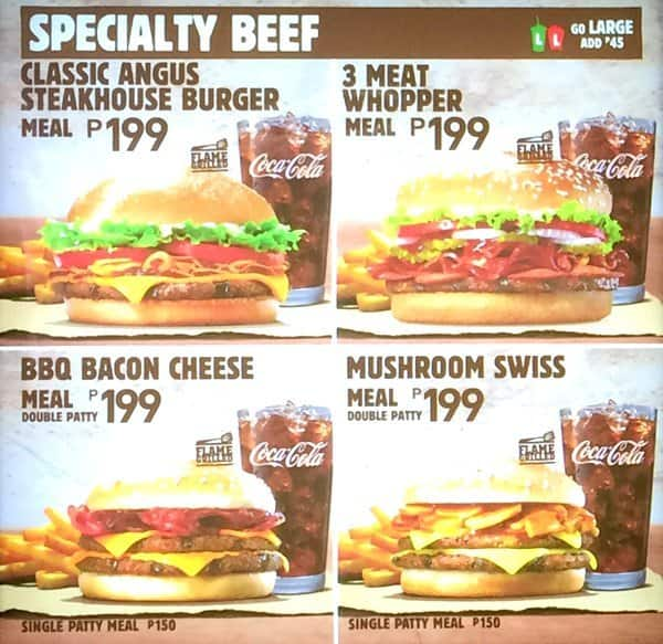 Pictures Of Burger King Menu Prices 2020 Philippines : Burger King Menu, Menu for Burger King ...