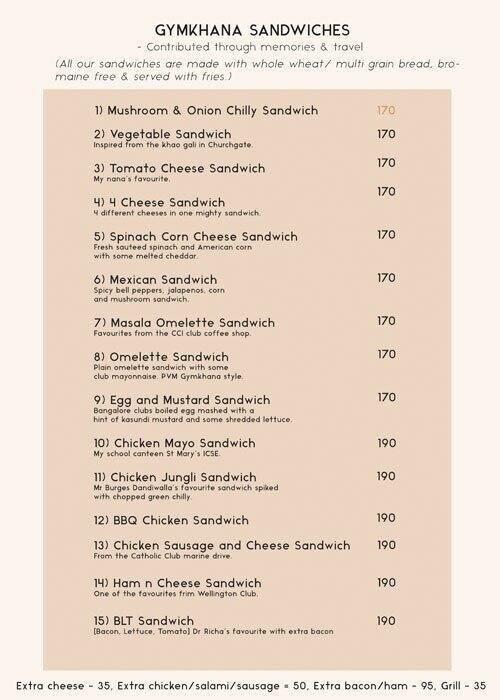 Free India Restaurant menu