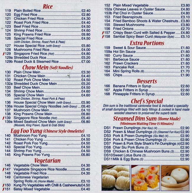 Menu at Golden Bowl fast food, South Croydon, 414 Brighton Rd