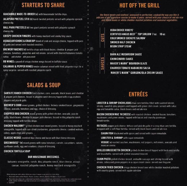 Rock Bottom Brewery Menu, Menu for Rock Bottom Brewery, Orland Park ...