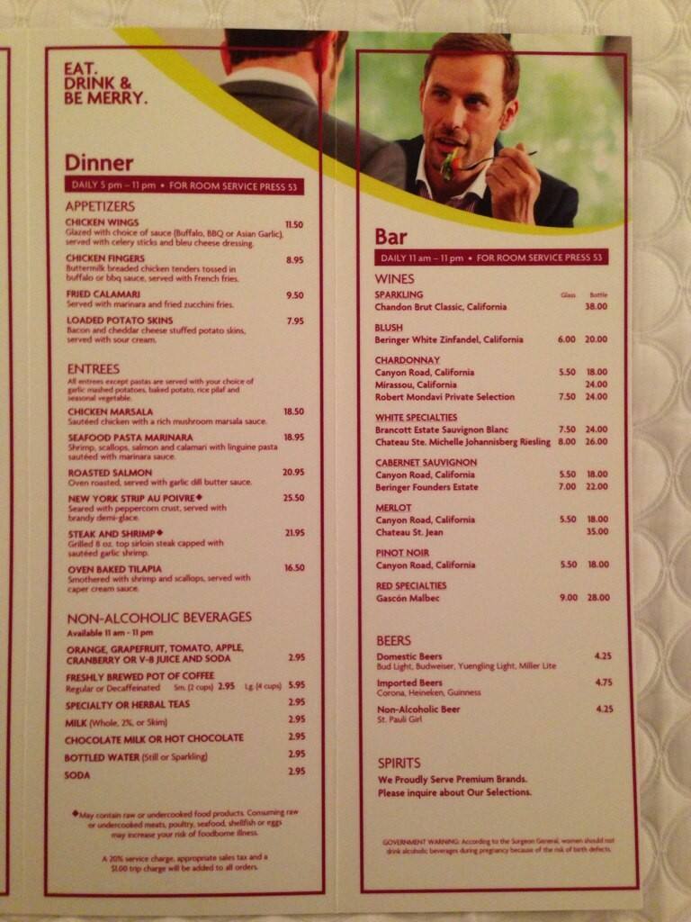 Christino's menu